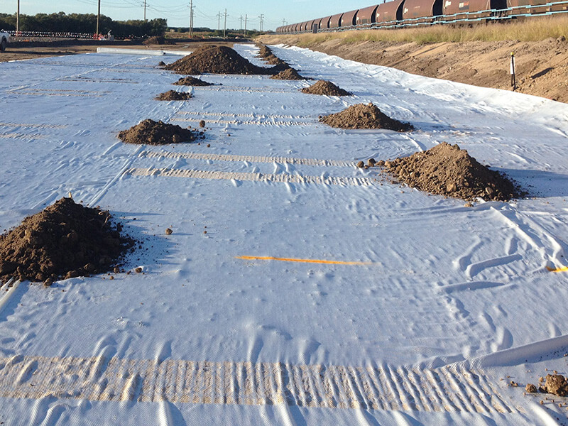 Geotextile used in rural road construction projects 3