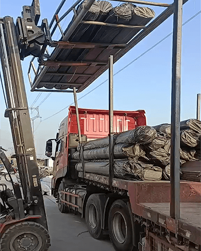 Geotextile packing and transportation (1)