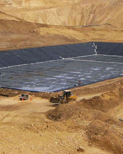 Geomembrane liners are used in landfills (1)