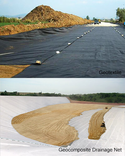 Should we choose geotextile or geocomposite drainage net to realize Drainage, permeable, and filter functions in the project (2)