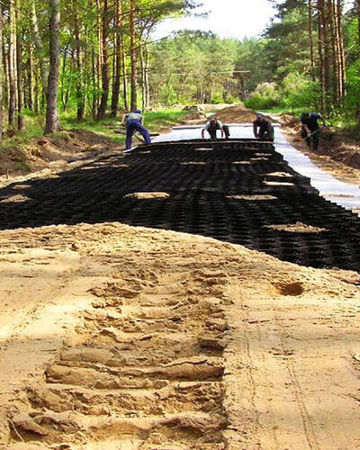 Geocells in Road Construction